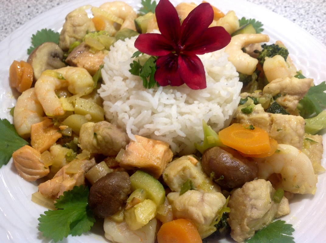 Fisch Curry auf thailändische Art - Renateshaubenküche